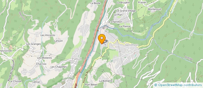 localisation de l'entreprise MONSIEUR FABIEN ALLARD  VENTHON