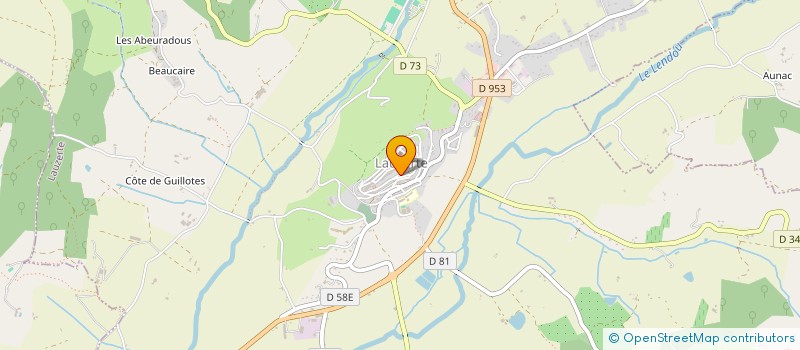 localisation de l'entreprise MONSIEUR FABIEN AMIRAULT  LAUZERTE