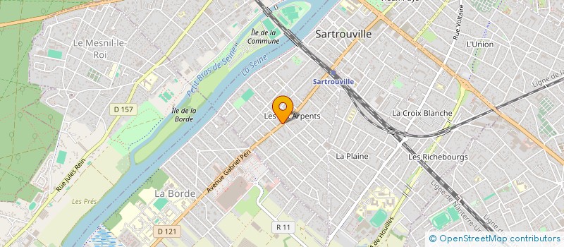 localisation de l'entreprise MONSIEUR FABIEN ANDRADE PINTO  SARTROUVILLE