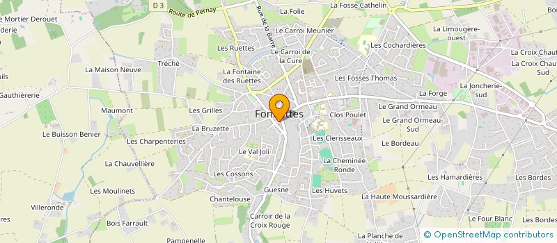 localisation de l'entreprise MONSIEUR FABIEN ANDRE  FONDETTES