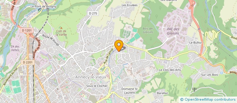 localisation de l'entreprise MONSIEUR FABIEN ANDRE à ANNECY