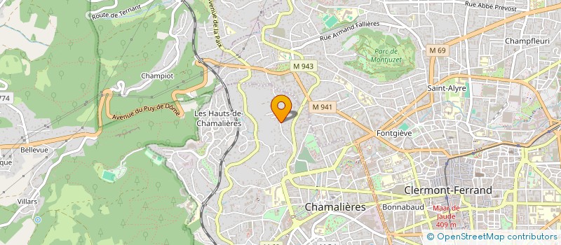 localisation de l'entreprise MONSIEUR FABIEN ANGLADE à CHAMALIERES