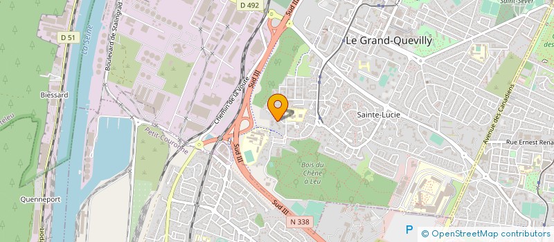localisation de l'entreprise MONSIEUR FABIEN ANGRAND à LE GRAND-QUEVILLY
