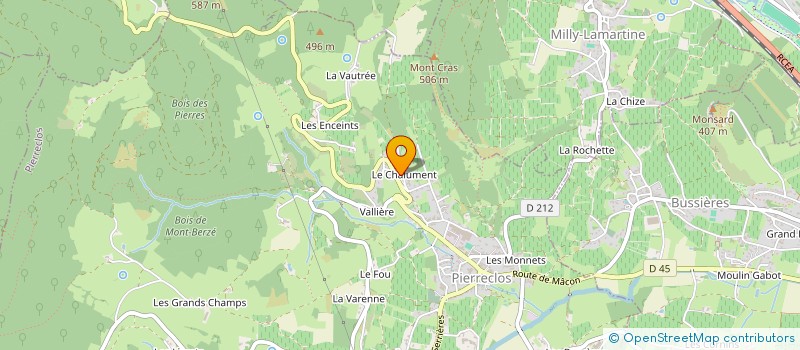 localisation de l'entreprise MONSIEUR FABIEN ANJOLRAS  PIERRECLOS