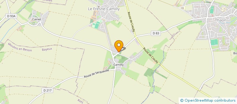 localisation de l'entreprise MONSIEUR FABIEN ANQUETIL  LE FRESNE-CAMILLY