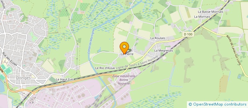 localisation de l'entreprise MONSIEUR FABIEN ARDEOIS  DONGES