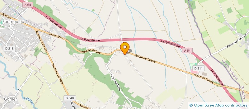 localisation de l'entreprise MONSIEUR FABIEN ARTIGUE  ESPOEY