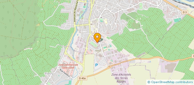 localisation de l'entreprise MONSIEUR FABIEN ARZEL  EPERNAY