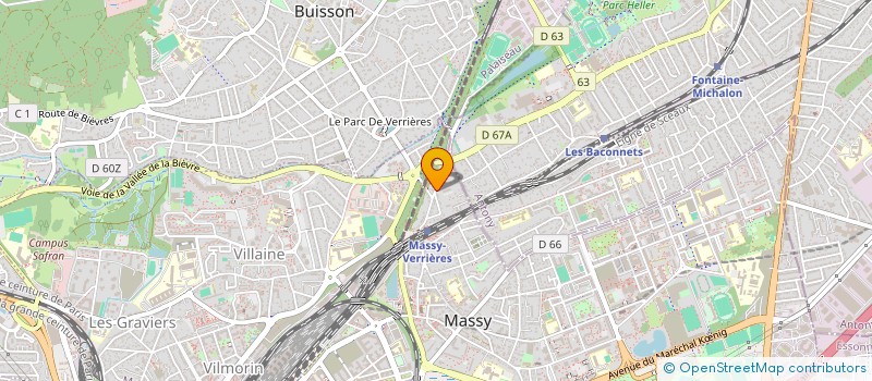 localisation de l'entreprise MONSIEUR FABIEN AUBERT à MASSY