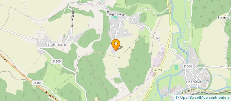 localisation de l'entreprise MONSIEUR FABIEN AUBLE  VANDRIMARE