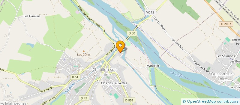 localisation de l'entreprise MONSIEUR FABIEN AUFFRET à CHATILLON-SUR-LOIRE