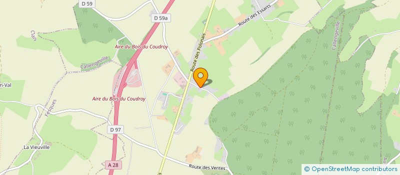 localisation de l'entreprise MONSIEUR FABIEN AUGUSTE  CALLENGEVILLE