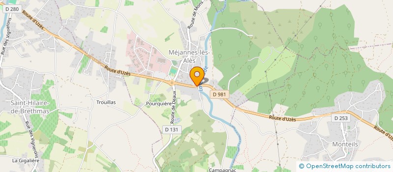 localisation de l'entreprise MONSIEUR FABIEN AUTHIE-LABILLE  MEJANNES-LES-ALES