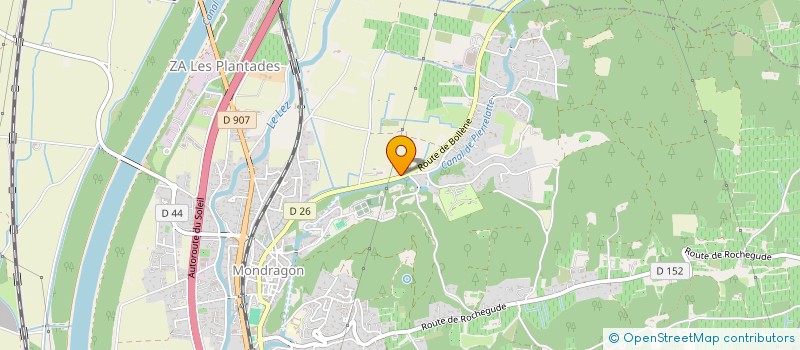 localisation de l'entreprise MONSIEUR FABIEN AVINENS  MONDRAGON