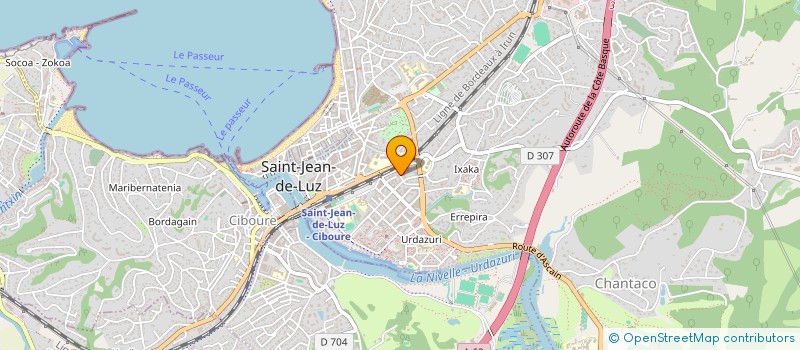 localisation de l'entreprise MONSIEUR FABIEN AZNAR à SAINT-JEAN-DE-LUZ