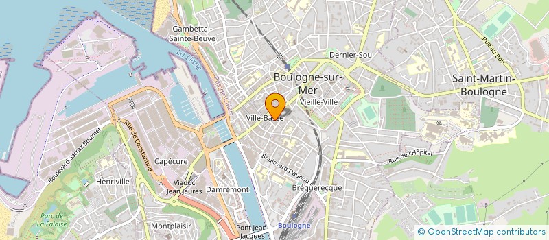 localisation de l'entreprise MONSIEUR FABIEN BACQUET à BOULOGNE-SUR-MER