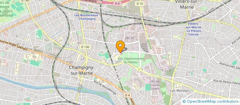 localisation de l'entreprise MONSIEUR FABIEN BADY à CHAMPIGNY-SUR-MARNE