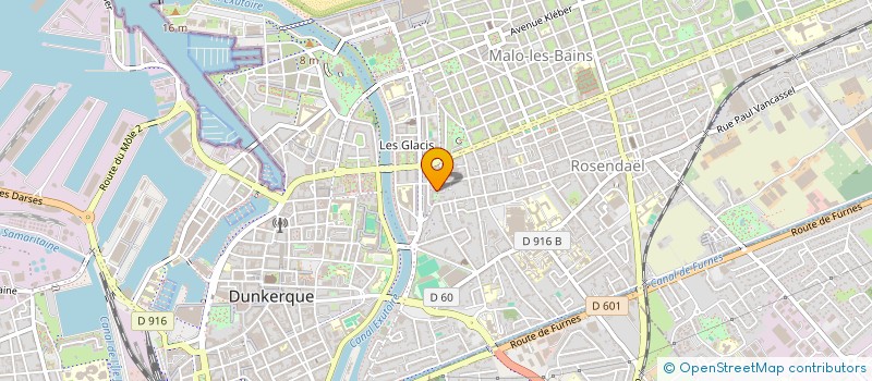 localisation de l'entreprise MONSIEUR FABIEN BAILLEUL à DUNKERQUE