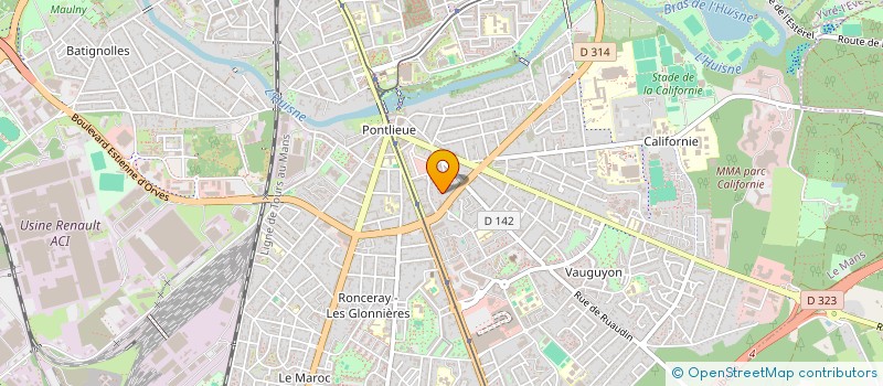 localisation de l'entreprise MONSIEUR FABIEN BALAYET  LE MANS