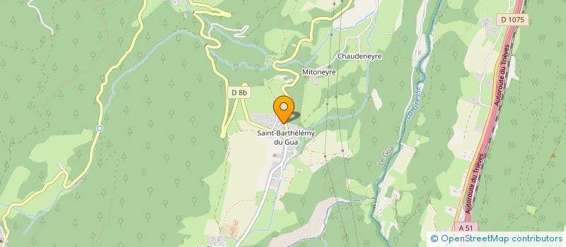 localisation de l'entreprise MONSIEUR FABIEN BARATTA  LE GUA