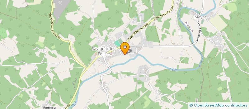 localisation de l'entreprise MONSIEUR FABIEN BARBARY  SAINT-VINCENT-SUR-L'ISLE