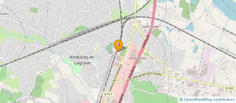 localisation de l'entreprise MONSIEUR FABIEN BARBOSA  AMBARES-ET-LAGRAVE