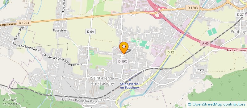 localisation de l'entreprise MONSIEUR FABIEN BARDIN  SAINT-PIERRE-EN-FAUCIGNY