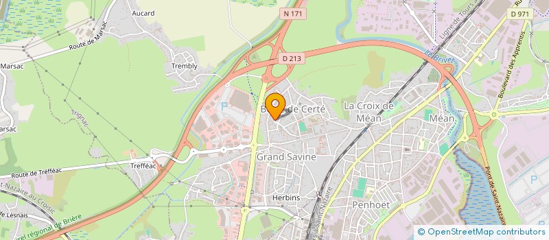 localisation de l'entreprise MONSIEUR FABIEN BARDON  TRIGNAC