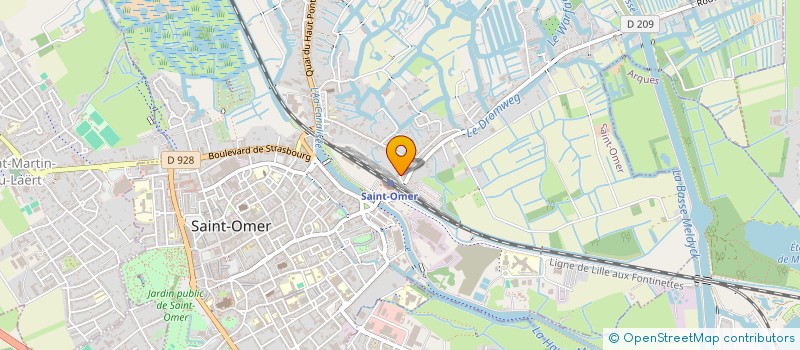 localisation de l'entreprise MONSIEUR FABIEN BARENGO  SAINT-OMER