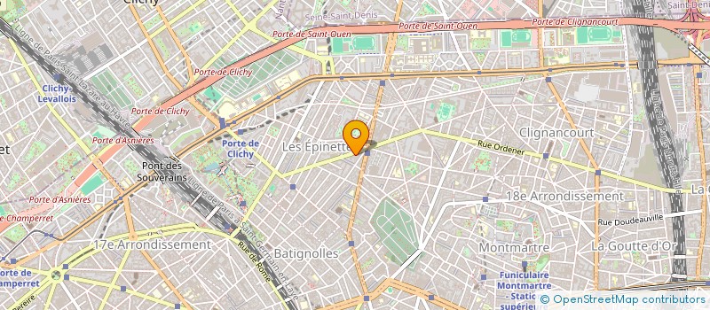 localisation de l'entreprise MONSIEUR FABIEN BARGUE  PARIS