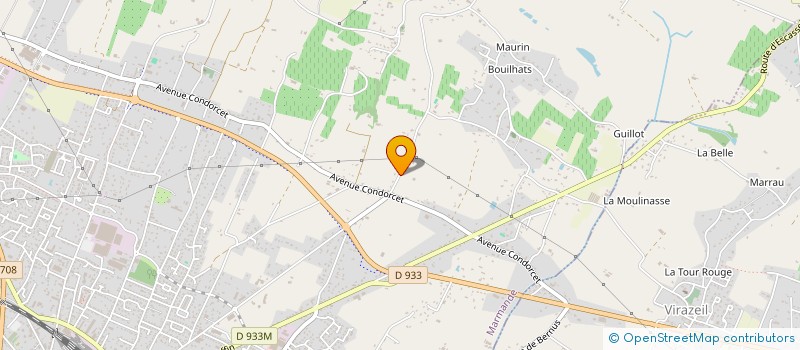 localisation de l'entreprise MONSIEUR FABIEN BARRABE  MARMANDE