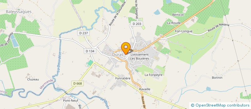 localisation de l'entreprise MONSIEUR FABIEN BARRIONUEVO à DURAS