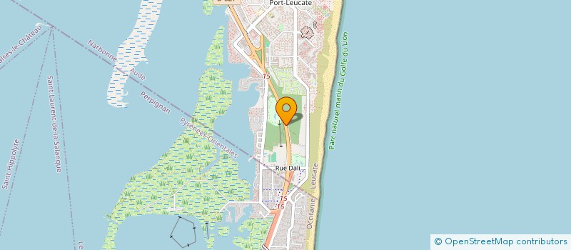 localisation de l'entreprise MONSIEUR FABIEN BARTHEZ  LEUCATE