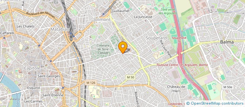 localisation de l'entreprise MONSIEUR FABIEN BARTHEZ à TOULOUSE