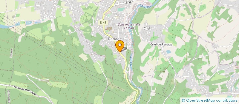 localisation de l'entreprise MONSIEUR FABIEN BASTIAN à RENAGE