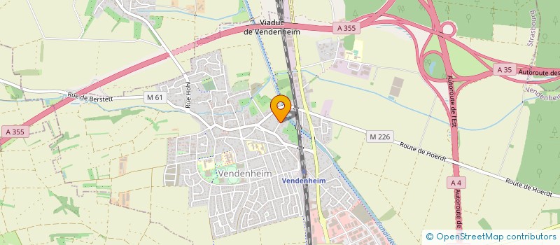 localisation de l'entreprise MONSIEUR FABIEN BAUER  ECKWERSHEIM