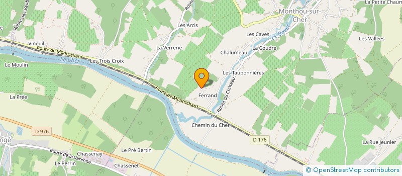 localisation de l'entreprise MONSIEUR FABIEN BAZIN à MONTHOU-SUR-CHER