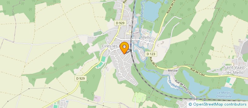 localisation de l'entreprise MONSIEUR FABIEN BEAU  CIRES-LES-MELLO