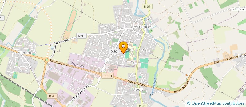 localisation de l'entreprise MONSIEUR FABIEN BEAUSSIEU  ARGENCES