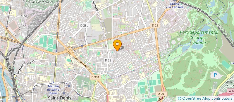 localisation de l'entreprise MONSIEUR FABIEN BEAUTEMPS à SAINT-DENIS