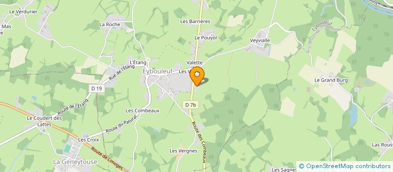 localisation de l'entreprise MONSIEUR FABIEN BECHAMEIL  SAINT-LEONARD-DE-NOBLAT