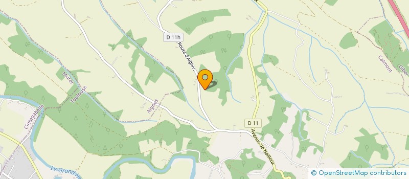 localisation de l'entreprise MONSIEUR FABIEN BECQUE  CALMONT