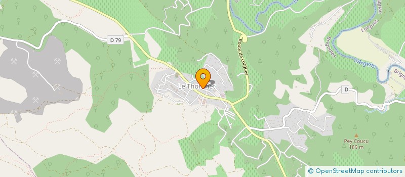 localisation de l'entreprise MONSIEUR FABIEN BECRET  LE LUC