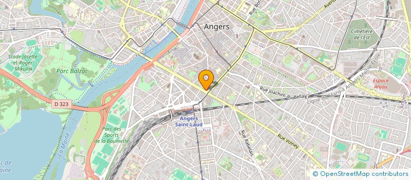 localisation de l'entreprise MONSIEUR FABIEN BEDUNEAU à ANGERS