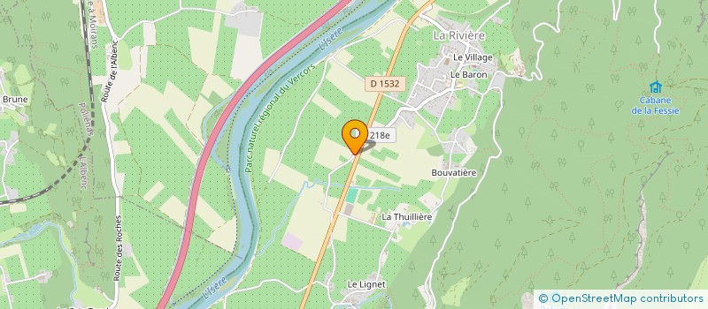 localisation de l'entreprise MONSIEUR FABIEN BEL  LA RIVIERE