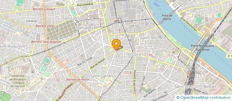 localisation de l'entreprise MONSIEUR FABIEN BELANGE  BORDEAUX