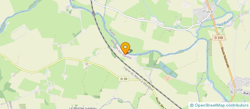 localisation de l'entreprise MONSIEUR FABIEN BELLAIRD  MOITRON-SUR-SARTHE