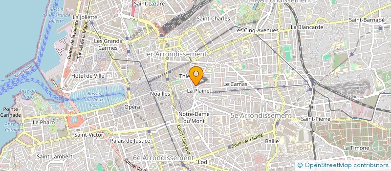 localisation de l'entreprise MONSIEUR FABIEN BELLO  MARSEILLE