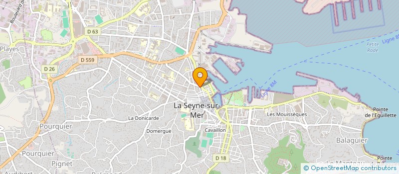 localisation de l'entreprise MONSIEUR FABIEN BELLONE à LA SEYNE SUR MER