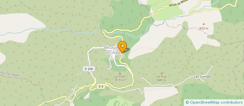 localisation de l'entreprise MONSIEUR FABIEN BELLUCCI  BEZAUDUN-LES-ALPES